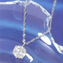 プラチナPt900 ダイヤモンド0.4ctペンダント/ネックレス