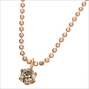 K18 0.1ctシャンパンカラーダイヤモンドペンダント/ネックレス K18ピンクゴールド