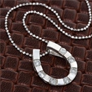 ★受注生産★0.4ctダイヤモンド 馬蹄ペンダント