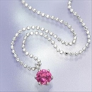 ★受注生産★誕生石ピンクトリマリン0.2ctペンダント