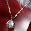 ★受注生産★純プラチナ 0.3ctダイヤモンドペンダント/ネックレス 247312