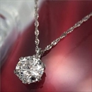 ★受注生産★プラチナ 純PT0.6ctダイヤモンドペンダント/ネックレス (プレゼントダイヤモンドペンダント/ネックレスつき) 鑑定付き 229226
