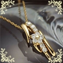 ★受注生産★K18YG(イエローゴールド) ダイヤファリボラペンダント