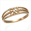 ★受注生産★K10 ピンクゴールドゴールドリング 【シンプル】 17号