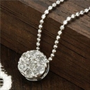 ★受注生産★0.2ctダイヤモンド7ストーンペンダント