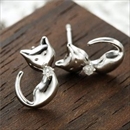 ★受注生産★K10子猫ちゃんダイヤモンドピアス