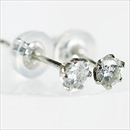 Pt0.2ct ダイヤモンドピアス プラチナ 110621