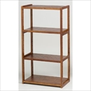 木製オープンラック/収納棚 【3段】 棚板/調節可 幅60cm×奥行31cm HIQ-60110 BR ブラウン