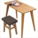 バンビデスク  本体  木製(天然木)  幅90cm×奥行45cm×高さ70cm   CL-787TNA  ナチュラル