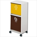 フロントオープンダスト カフェスタイル 浅型 ブラウン