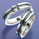 PureBlue(ピュアブルー) サファイヤ1Pブラッククロスリング 7号