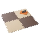 JOINT MAT SERIES(ジョイントマットシリーズ) カラーマットジャイアント4枚組 チョコレート