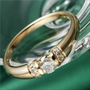 ★受注生産★K18PG/0.28ctダイヤリング 指輪 21号