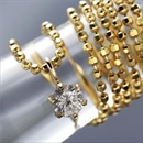 ★受注生産★0.1ct K18台ダイヤモンドペンダント/ネックレス
