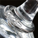 ★受注生産★プラチナPt900 /0.28ctダイヤリング 指輪 15号