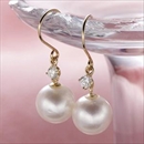 ★受注生産★K18あこや本真珠ダイヤモンドピアス フックピアス