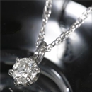 ★受注生産★プラチナPt900  0.1ctダイヤモンドペンダント/ネックレス