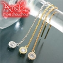 ★受注生産★Amelie Monchouchou【タルトシリーズ】ピアス ピンクゴールド(PG)