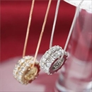 ★受注生産★K18WG 0.3ctダイヤモンドエタニティペンダント ホワイトゴールド