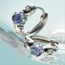 ★受注生産★K14WGタンザナイトベビーリングピアス