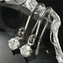 ★受注生産★PTダイヤモンドピアス フックピアス プラチナ