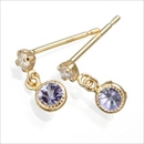 ★受注生産★K18YG タンザナイトピアス