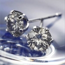 ★受注生産★PT0.6ctダイヤモンドピアス プラチナ(鑑別書付き)