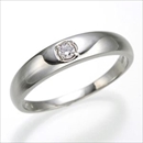 ★受注生産★0.05ctピンクダイヤリング 指輪 ストレート 21号