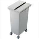 カフェスタイル プッシュダストボックス 深型 ホワイト 【ホーム&キッチン ゴミ箱】